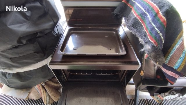 Печка с 2 фурни Английска и керамичен плот - Свободно стояща печка, снимка 17 - Печки, фурни - 41392416