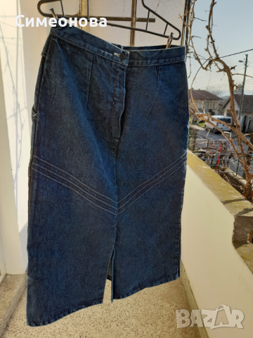 Дънкова пола, снимка 3 - Поли - 36250320