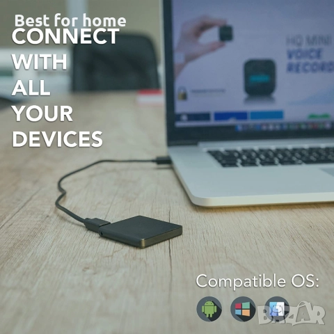 Професионален мини аудио рекордер (8GB/16GB) – Гласова активация, снимка 2 - Други - 52929772