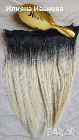 2 бр  Омбре двойни треси ест.коса 