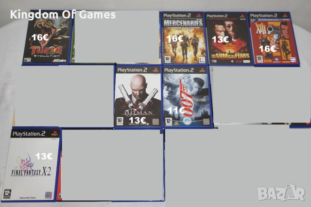 Игри за PS2 Turok Evolution/Mercenaries/XIII/Hitman Contracts/Final Fantasy X-2/The Sum Of All Fears