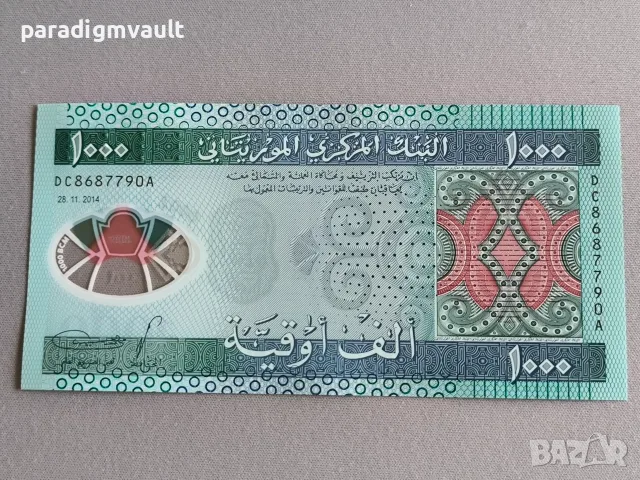 Банкнота - Мавритания - 1000 угия UNC | 2014г.