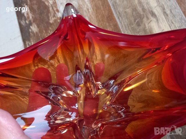 Италианска фруктиера Murano  19/1, снимка 5 - Декорация за дома - 35855836