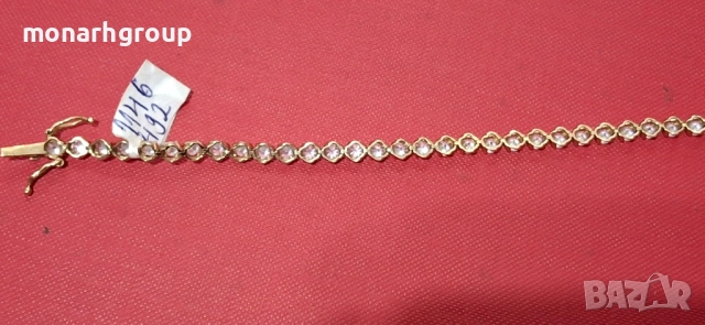 Златна гривна, снимка 7 - Гривни - 50843700