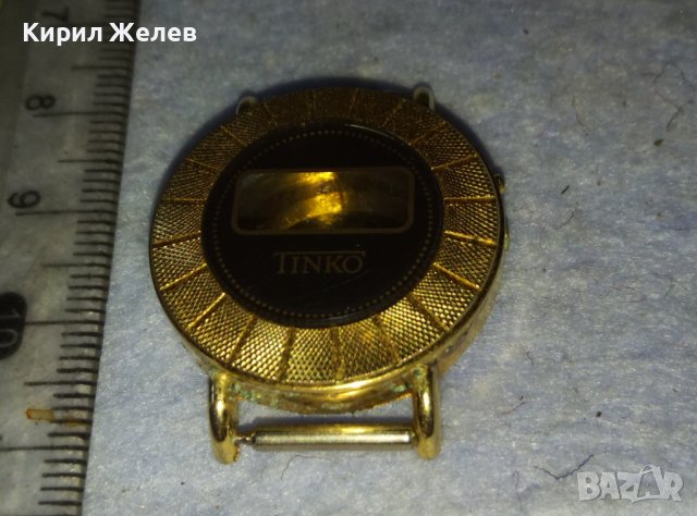 TINKO Марков ПОЗЛАТЕН ЕЛЕГАНТЕН ДАМСКИ КВАРЦОВ ЕЛЕКТРОНЕН ЧАСОВНИК 30885, снимка 3 - Дамски - 42128652