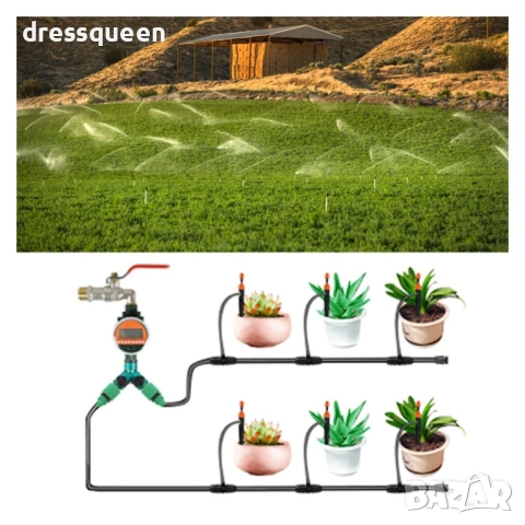 4527 Двоен разклонител за чешма с индивидуални кранове – Преходник за два маркуча, снимка 4 - Напояване - 53636702