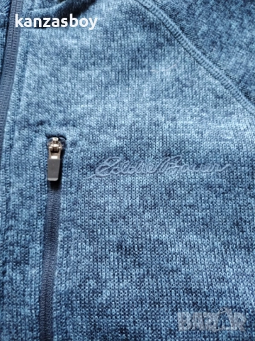 eddie bauer Half Zip - страхотна мъжка блуза КАТО НОВА L, снимка 7 - Блузи - 52641353