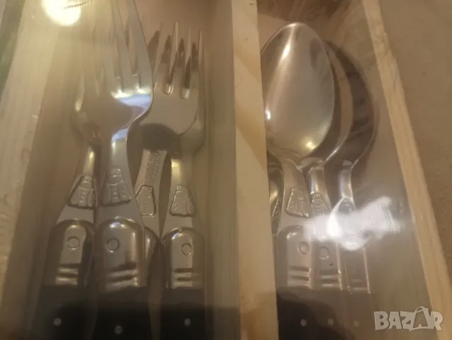 Комплект прибори за сервиране хранене 16 части Laguiole, Thiers, Франция. , снимка 6 - Прибори за хранене, готвене и сервиране - 48811263