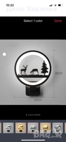 Декорaтивни стенни лампи с ловни сцени