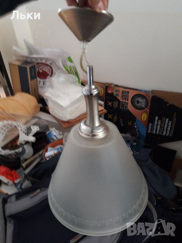 Масивен полилей с три крушки