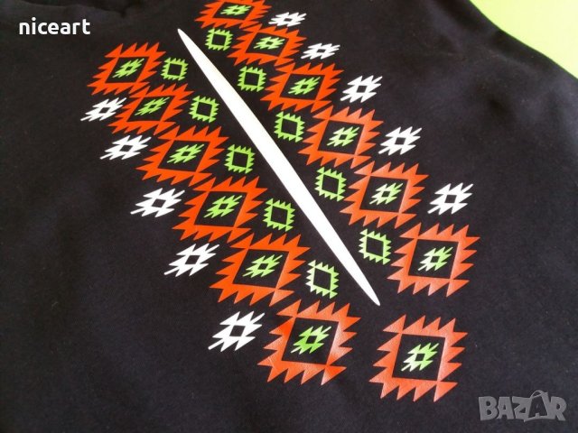 Тениска с щампа шевица, снимка 2 - Тениски - 44437596