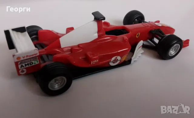 Умален модел количка Ferrari F1 от колекцията Shell формула 1, снимка 2 - Колекции - 48564866