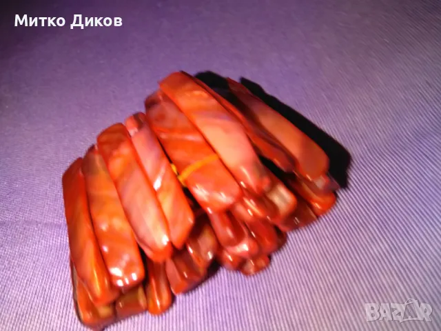 Гривна  от седеф като нова, снимка 4 - Гривни - 49923535