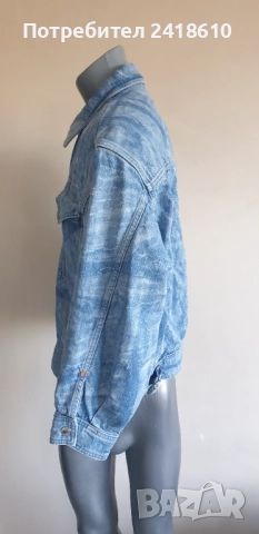 Hugo Boss  C_Bomber Trucker Oversize Womens Jacket Size XL  НОВО! ОРИГИНАЛ! Дамско Дънково Яке!, снимка 10 - Якета - 52225639