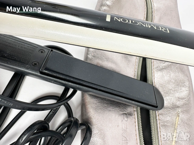 Преса за коса Remington Pearl S9501, Черен/Бял, снимка 5 - Преси за коса - 53248677