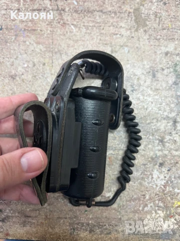 Полицейски кобур за палка - кожен, английски, снимка 2 - Екипировка - 51078109