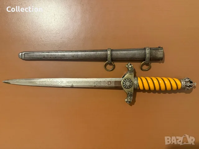 Български царски кортик Цар Борис III Царство България, снимка 4 - Нумизматика и бонистика - 56011695