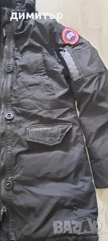 Черно дамско яке Canada Goose със пух , M, снимка 2 - Якета - 56127500