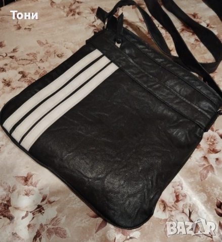 ADIDAS Оригинална Нова Кожена Дамска Чанта