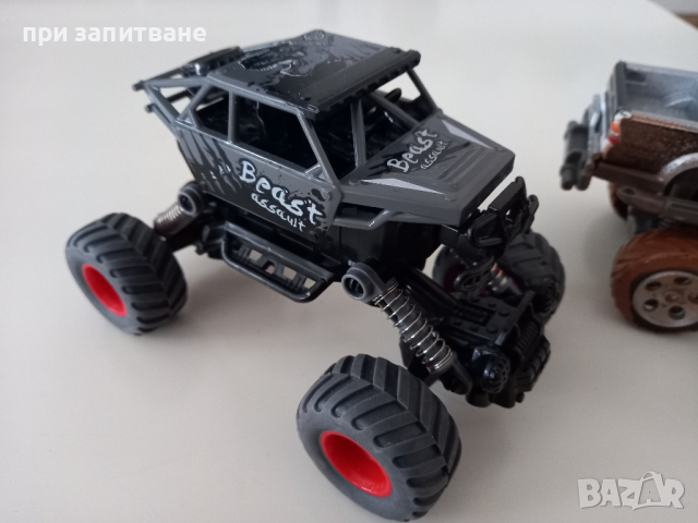 Две колички Монстер, едната е на Dickie, снимка 9 - Коли, камиони, мотори, писти - 44603610