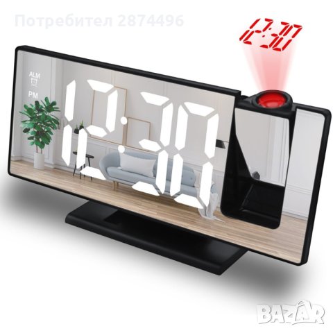 Часовник с огледален дисплей, снимка 6 - Други стоки за дома - 41240990