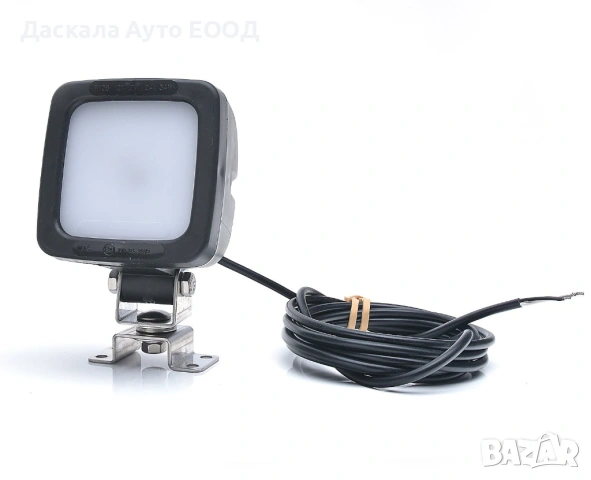 1бр. НЕОН ЛЕД LED халоген-прожектор за задна скорост , квадрат  , 12-24V , ПОЛША