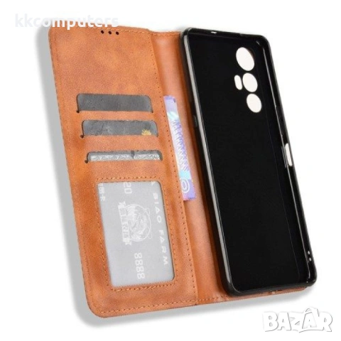 Cubot Max 5 Retro Style Wallet Кожен Калъф и Протектор, снимка 5 - Калъфи, кейсове - 53248085