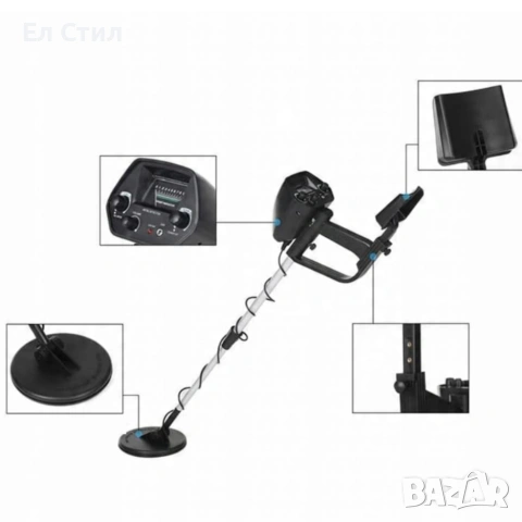 Водоустойчив металотърсач за злато, сребро, монети и съкровища K-1374, снимка 11 - Друга електроника - 53563520