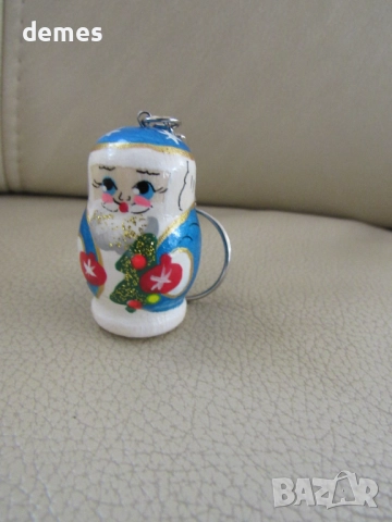 Ключодържател-матрьошка от Русия-Дядо Мраз, снимка 2 - Колекции - 52529684