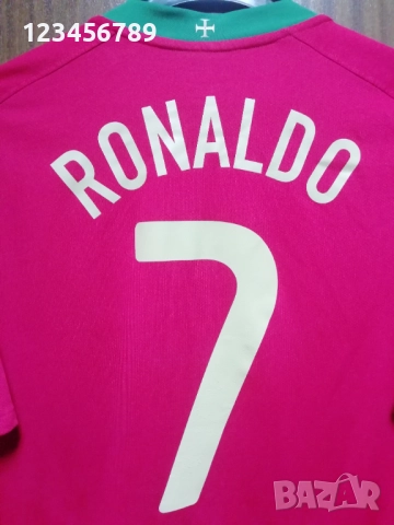 Portugal Ronaldo Nike 2008 2009 оригинална тениска фланелка Португалия екип Роналдо, снимка 3 - Тениски - 52417909