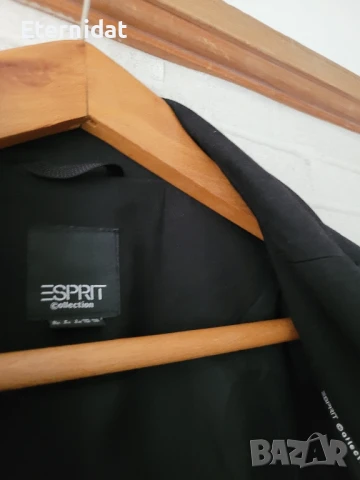 Черно елегантно сако Esprit , снимка 4 - Сака - 51429099