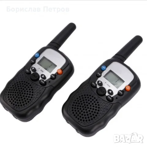 Уоки токи с голям обхват от 3км - вграден фенер / Цвят: Черен / Количество: 1 комплект, снимка 8 - Други - 55754787