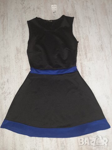Нова рокля черно и синьо, снимка 2 - Рокли - 34721155