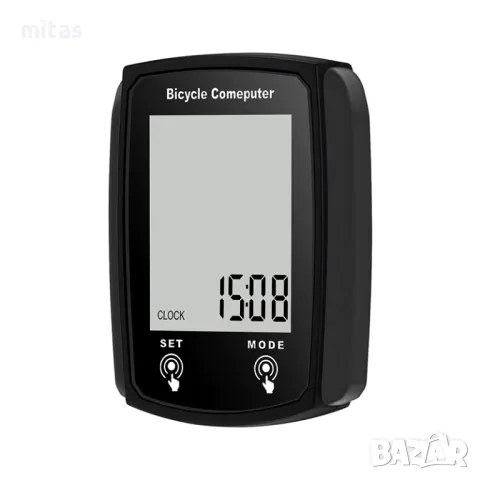 Велокомпютър с 19 функции, Водоустойчив, LED подсветка, 60х45мм, снимка 3 - Аксесоари за велосипеди - 49471066