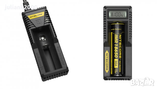 LiitoKala LII-100 Lii-S1 Lii-C2 и Nitecore , снимка 5 - Друга електроника - 28136813