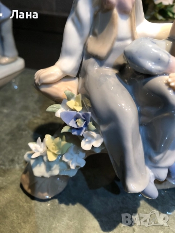 Порцеланова фигурка «Деца на дънер «, снимка 18 - Статуетки - 41329831