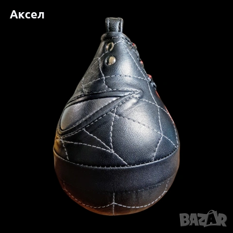 Бърза боксова круша,изработена от естествена кожа разм.М 6x8инч., снимка 3 - Бокс - 53462031