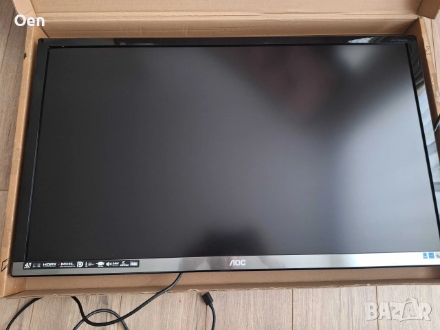Монитор 31” AOC U3277PWQU, 3840x2160, MVA, 60 Hz - U3277PWQU, снимка 6 - Монитори - 53277507