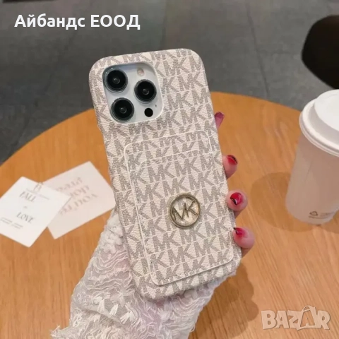 Калъф от ЕКО кожа Michael Kors за iPhone 11/12/13/14/15/16, снимка 2 - Apple iPhone - 51435371