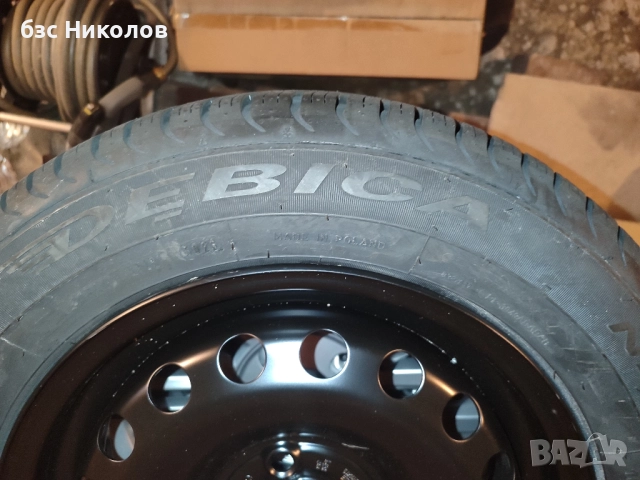 Алуминиеви джанти за VW Up R-Line 5,5Jx15 ET40 + централни капачки VW + резервна гума за VW Up., снимка 12 - Гуми и джанти - 52798744