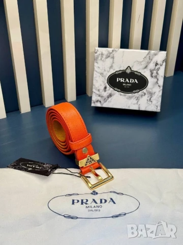 колани от естествена кожа в кутия prada, снимка 8 - Колани - 50595407