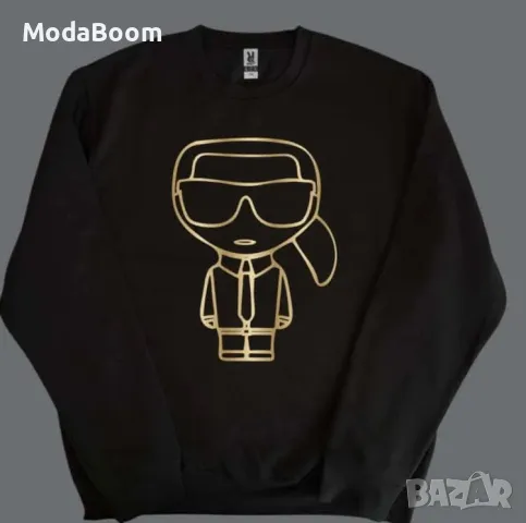 Karl Lagerfeld черни блузи Различни дизайни , снимка 2 - Блузи с дълъг ръкав и пуловери - 48822527