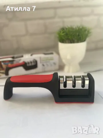 Преносимо Точило За Ножове, 3 в 1, Заточване,Шлайфване,Изправяне, снимка 3 - Други стоки за дома - 47377524