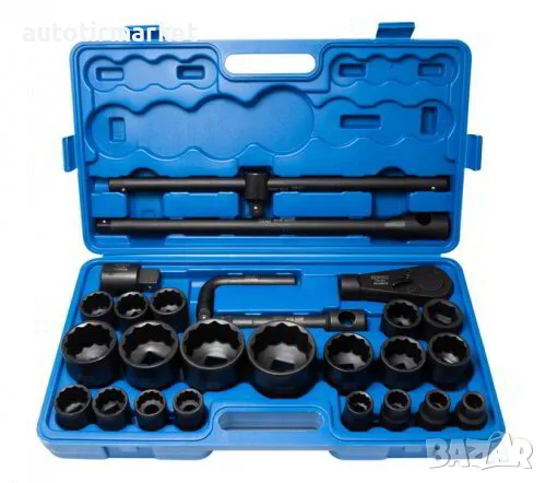 Гедоре с ударни вложки 26 части 3/4 12 – стенно – Rockforce RF063