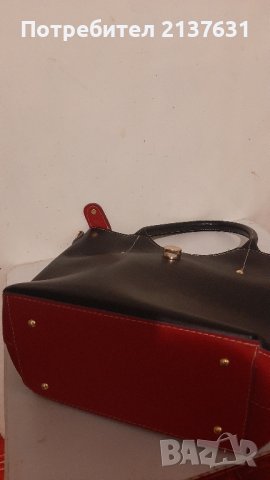 НОВА  ! ДАМСКА ЧАНТА  " ЧЕРНО и ЧЕРВЕНО ", снимка 8 - Чанти - 42451935