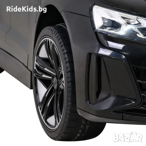 Audi RS E-Tron GT 12V – Детска акумулаторна кола, Черна, EVA гуми, снимка 6 - Детски велосипеди, триколки и коли - 50421093