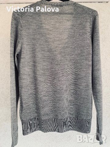 UNI QLO нежна жилетка меринос, снимка 8 - Блузи с дълъг ръкав и пуловери - 39955333