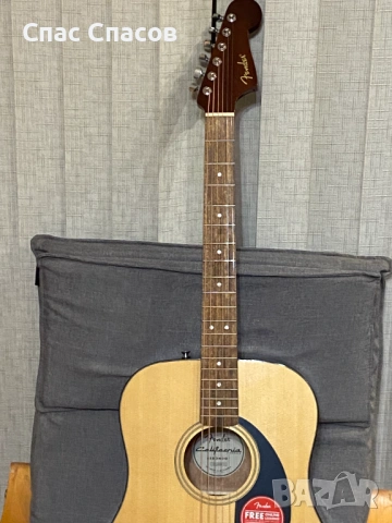 Нова акустична китара Fender California Redondo , снимка 4 - Китари - 53278378