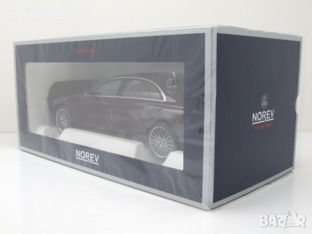 Mercedes-Benz S-Klasse W223 AMG 2021 - мащаб 1:18 на Norev моделът е нов в кутия, снимка 11 - Колекции - 41951614