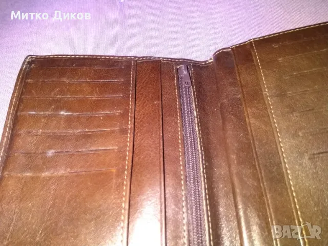 Портфейл марков на Castelijn Beerens 170х120мм естествена кожа с много прегради за карти, снимка 8 - Портфейли, портмонета - 47656441